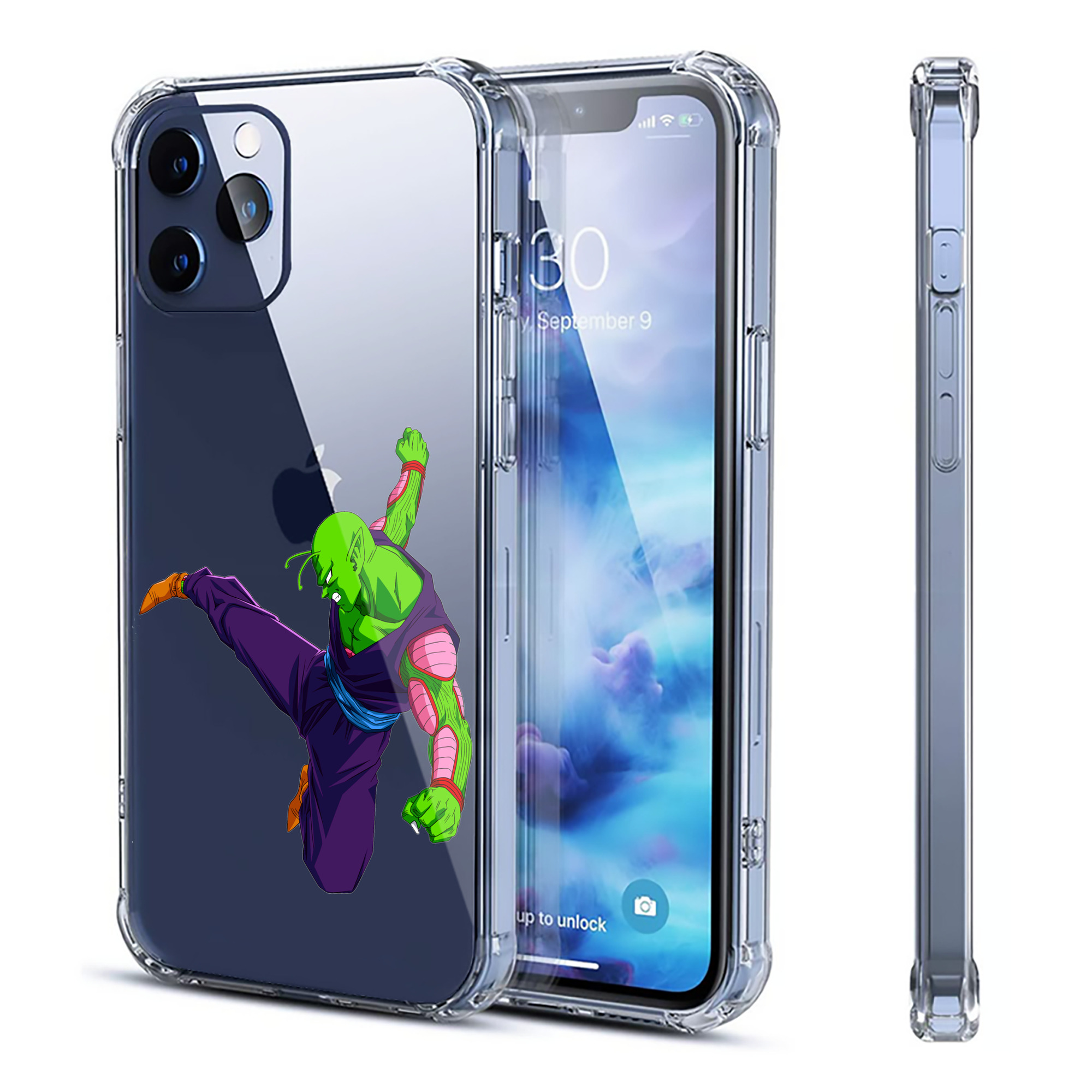 （画像用） ドラゴンボール ピッコロ DRAGON BALL Piccolo 【iPhone 12シリーズ対応】透明スマホケース（クリアソフトケース）